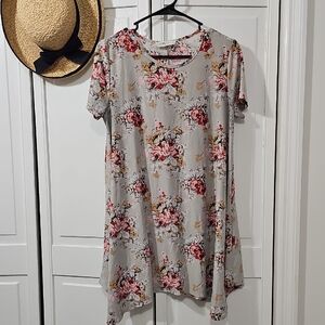 Molly Green Floral Midi Dress